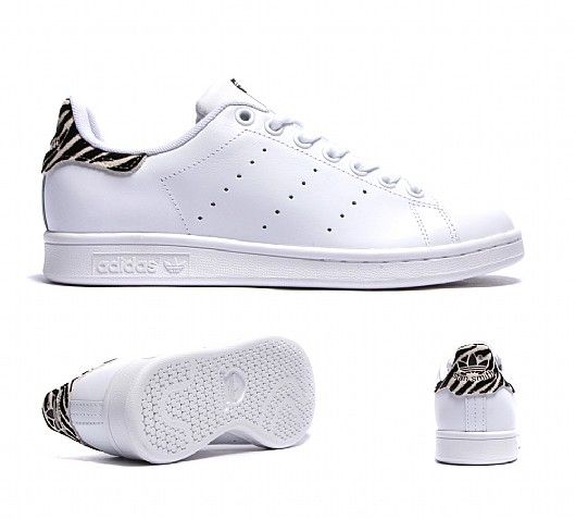 adidas stan smith animal zebre blanc